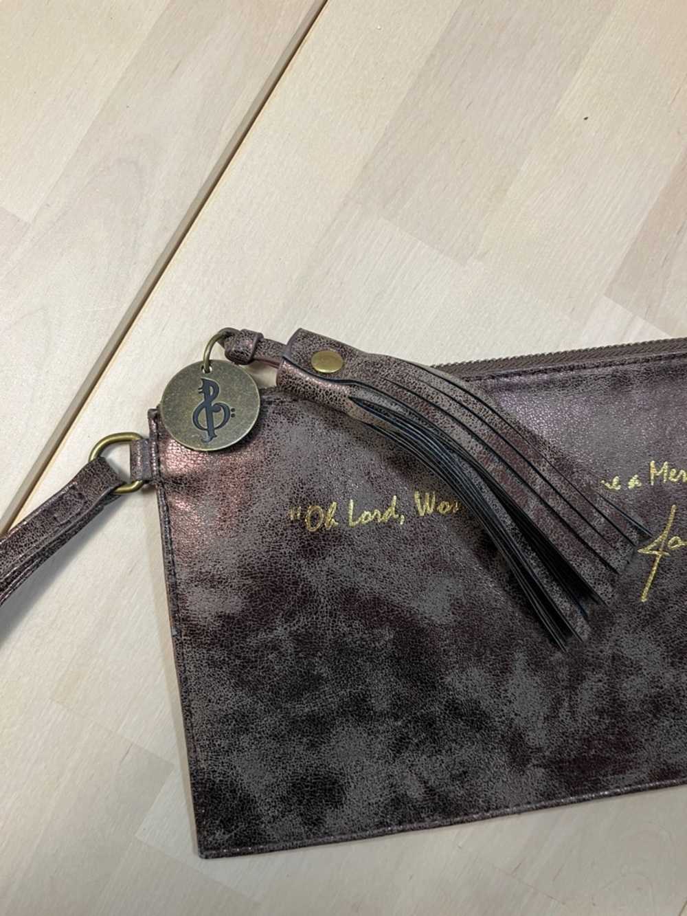 Janis Joplin “Oh Lord, Won’t You Buy Me a Mercedes Benz” Lyric Culture Wristlet - Picture 4 of 16